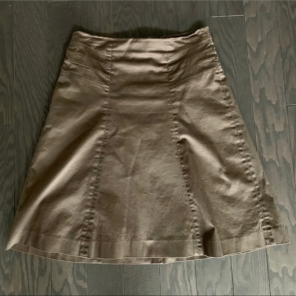 RW&Co Fully Lined Brown Skirt - Picture 2 of 5